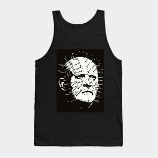 Pinhead (Black and White) Tank Top